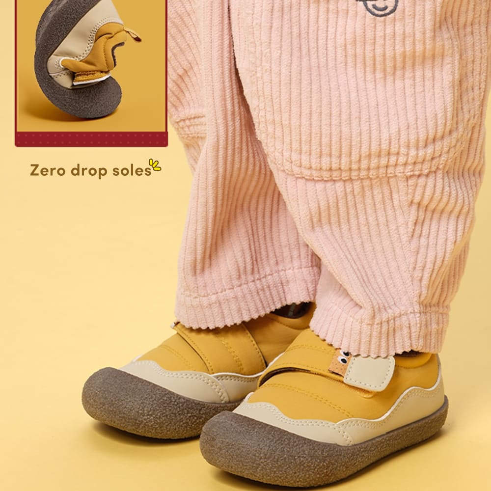 MapleLeaf Toddler Sneakers Grey | Lightweight Non-Slip Baby Shoes