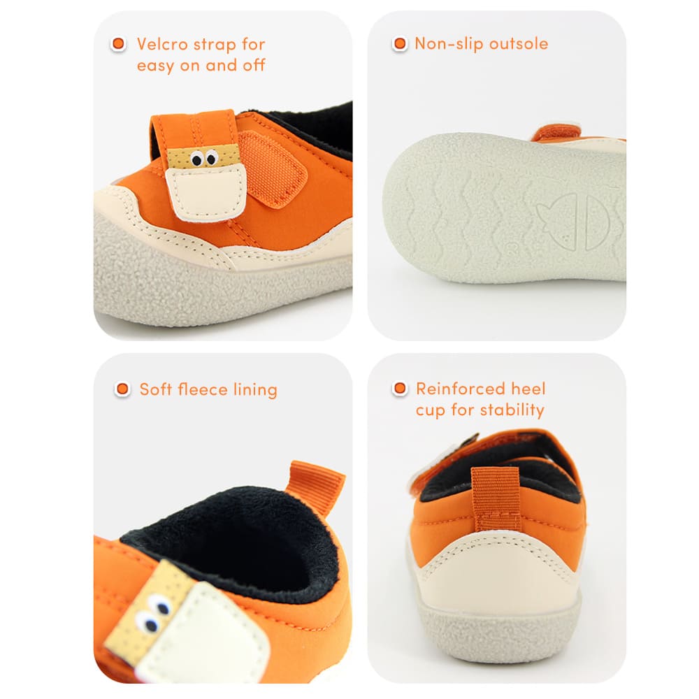 MapleLeaf Toddler Sneakers Grey | Lightweight Non-Slip Baby Shoes