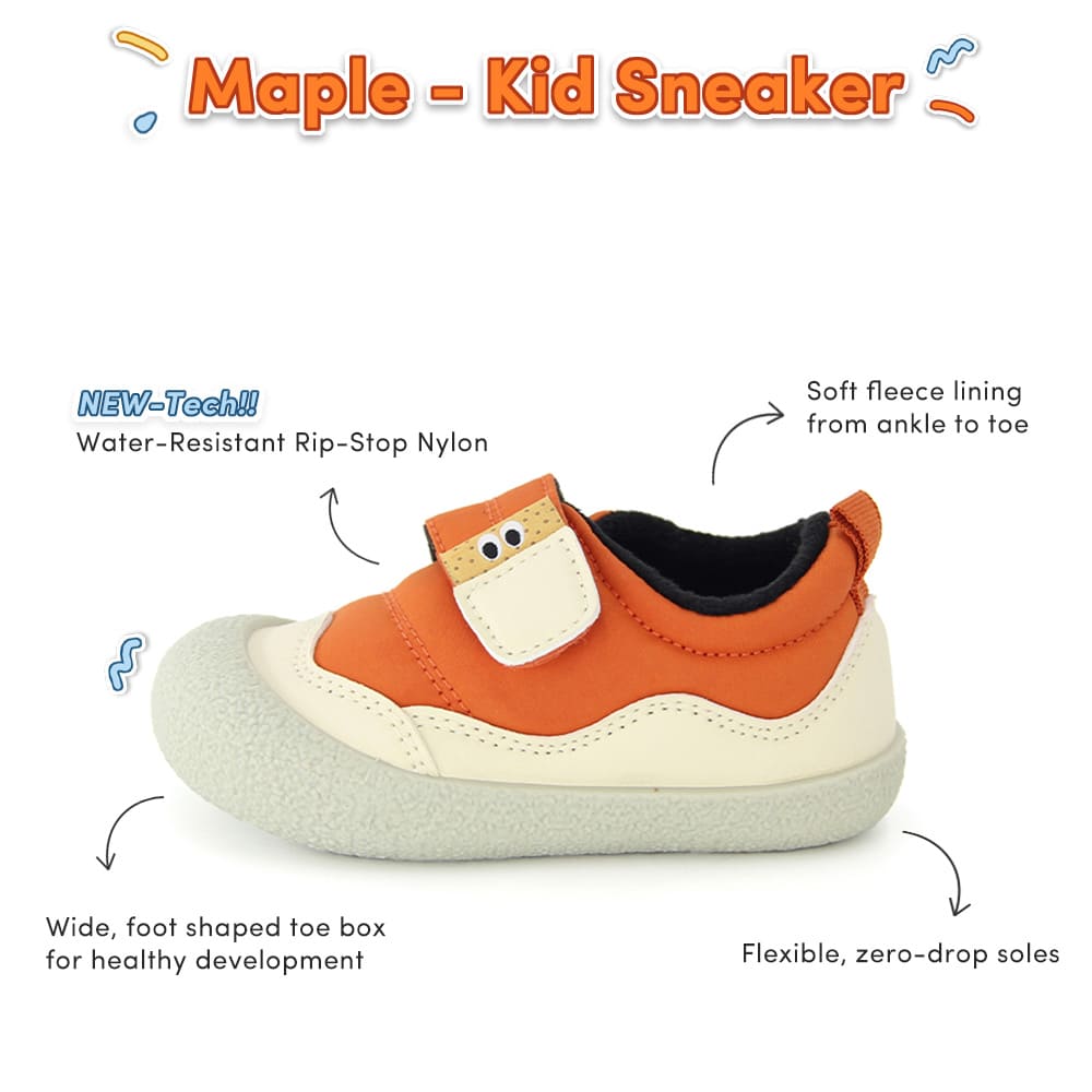 MapleLeaf Toddler Sneakers Grey | Lightweight Non-Slip Baby Shoes