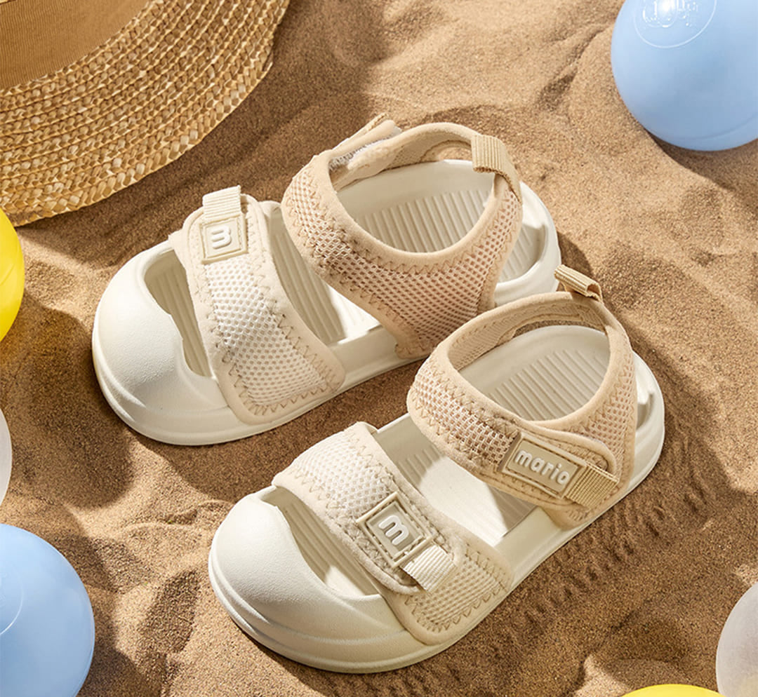 Gentle Breeze Closed-Toe Toddler Sandals | Lightweight Non-Slip Shoes