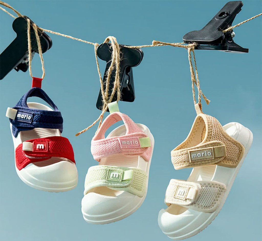 Gentle Breeze Closed-Toe Toddler Sandals | Lightweight Non-Slip Shoes