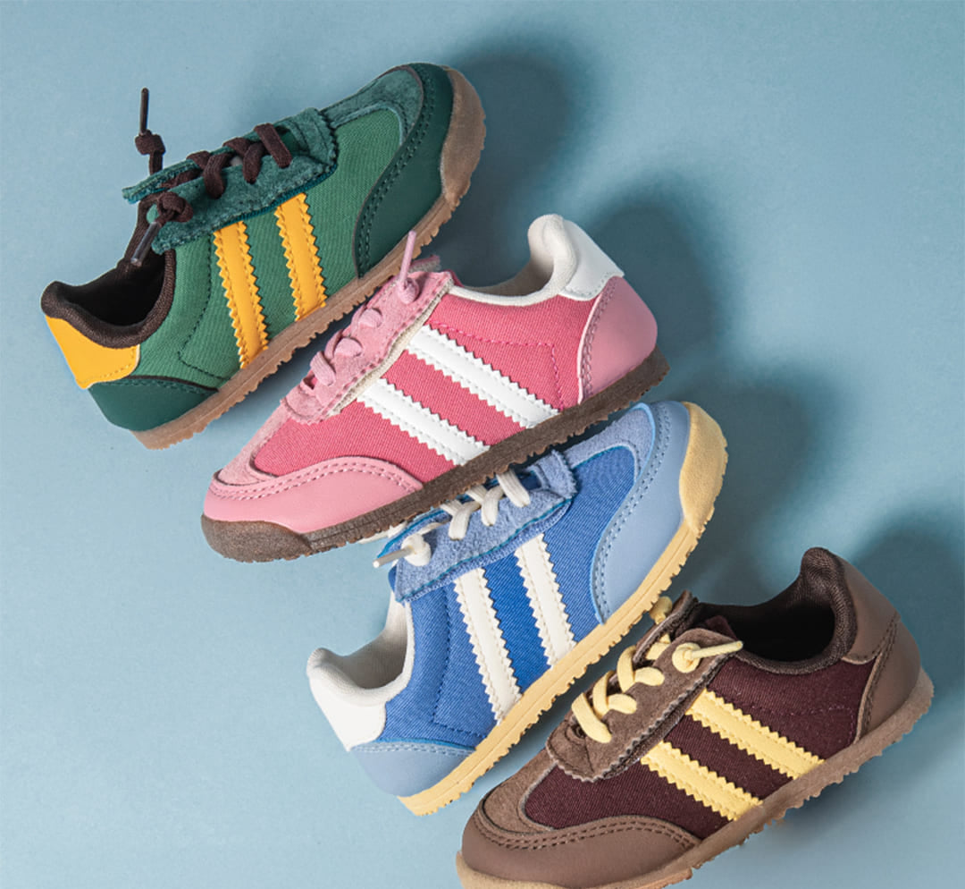 Meadow Breeze Toe-Cap Toddler Trainers | Lightweight Non-Slip Side-Stripe Shoes