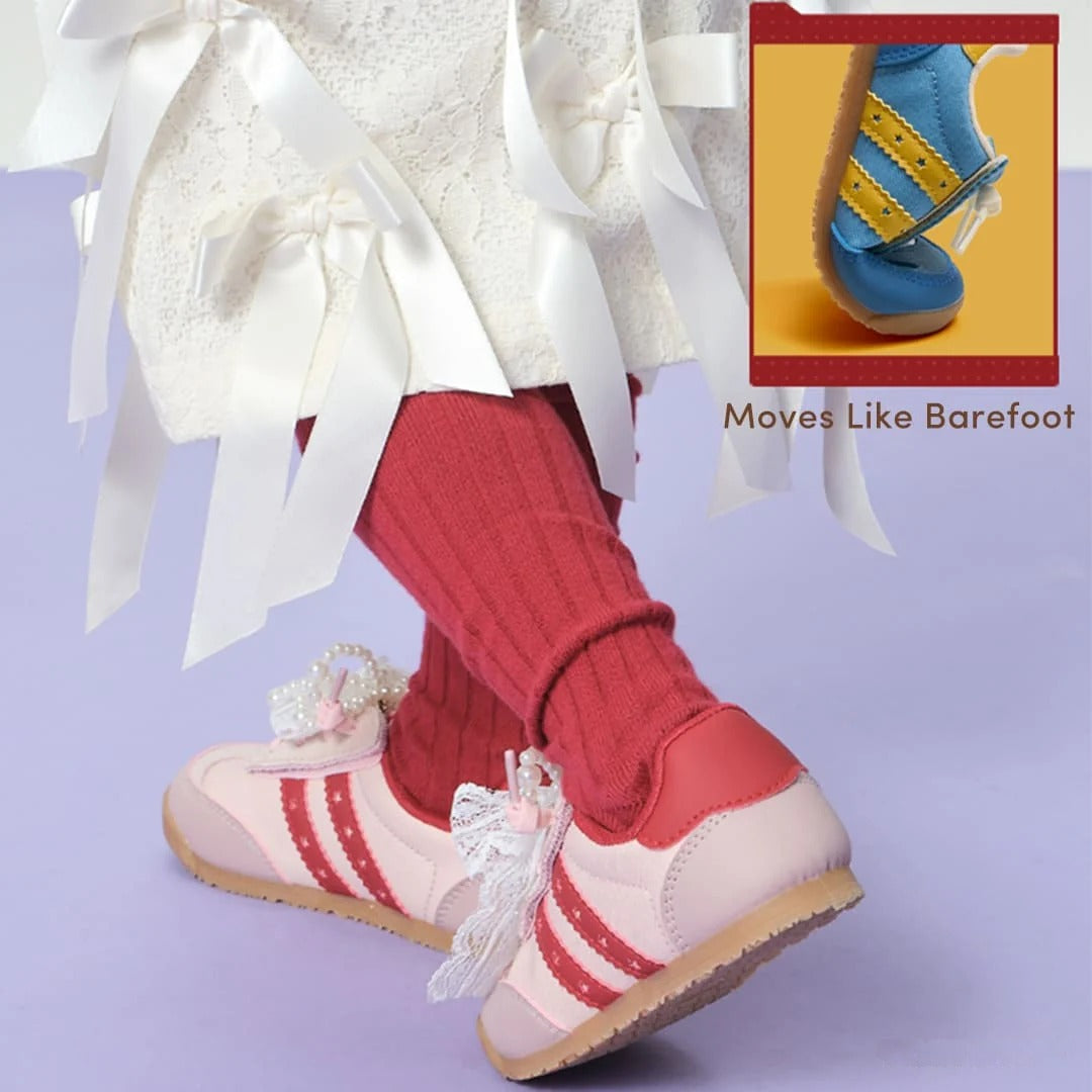Meadow Whisper Baby Sneakers Blush | Lightweight Non-Slip Toddler Shoes