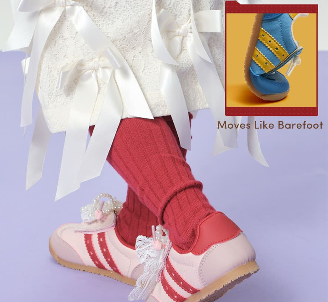 Meadow Blossom Baby Sneakers | Lightweight Non-Slip Toddler Shoes