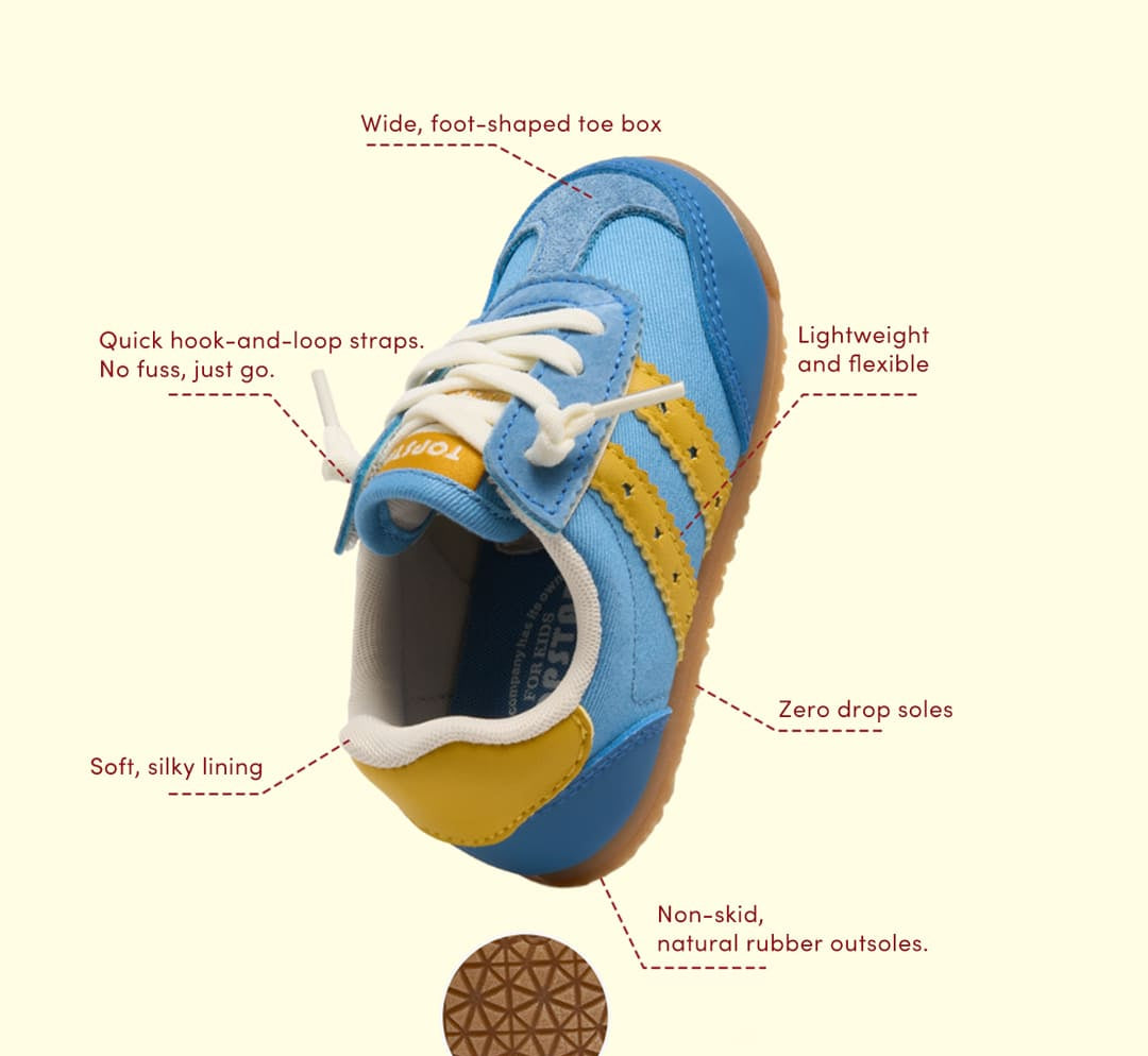 Meadow Blossom Baby Sneakers | Lightweight Non-Slip Toddler Shoes