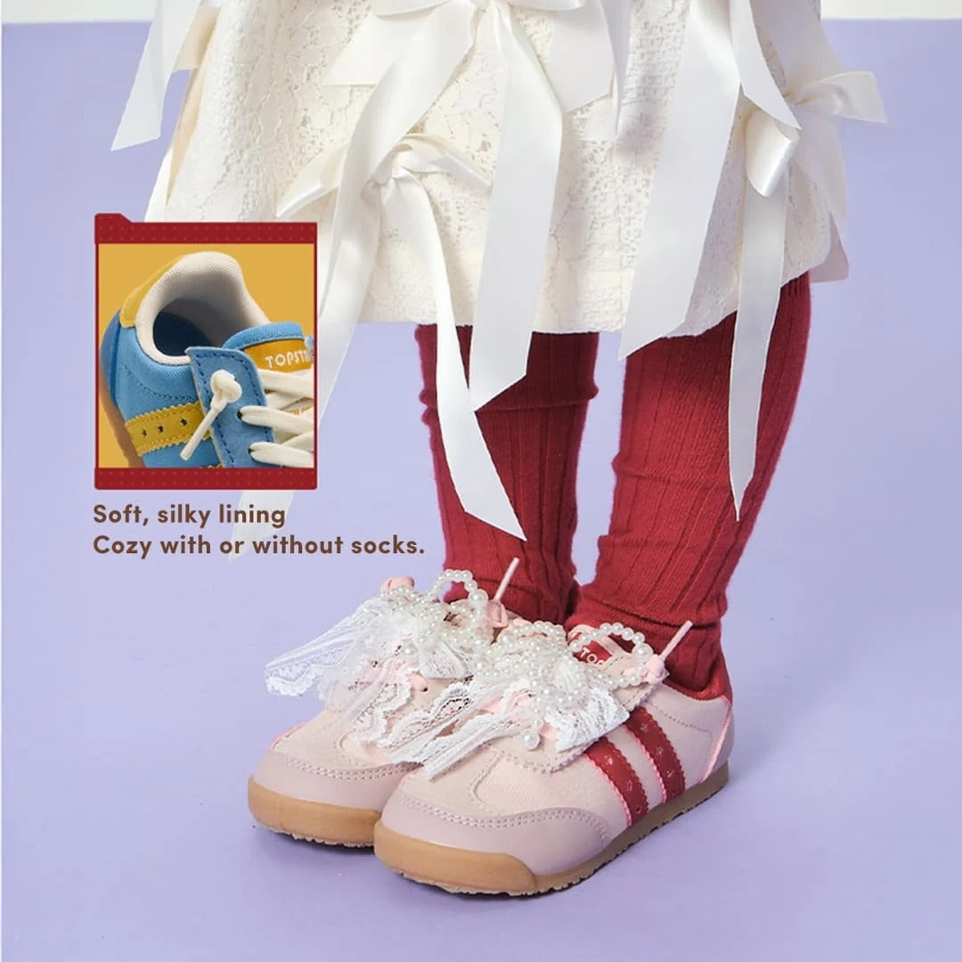Meadow Whisper Baby Sneakers Blush | Lightweight Non-Slip Toddler Shoes
