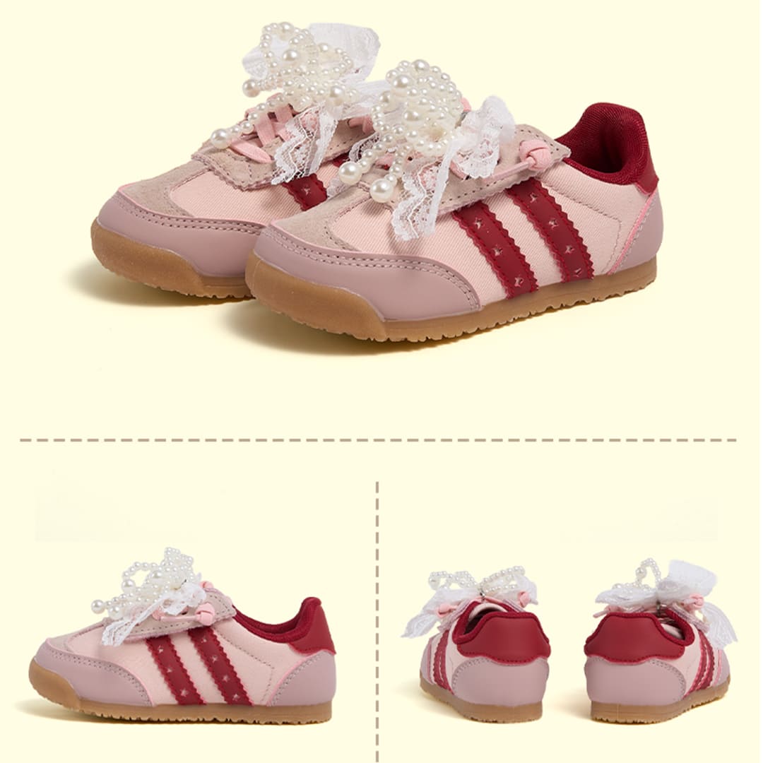 Meadow Whisper Baby Sneakers Blush | Lightweight Non-Slip Toddler Shoes