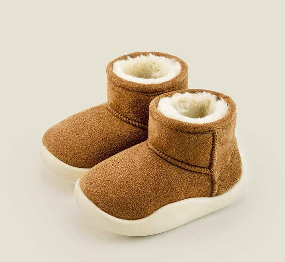 Snowy Meadow Kids Padded Snow Boots | Cosy Non-Slip Winter Footwear