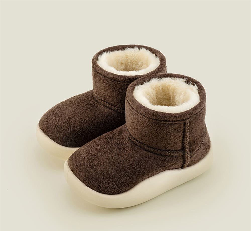 Snowy Meadow Kids Padded Snow Boots | Cosy Non-Slip Winter Footwear
