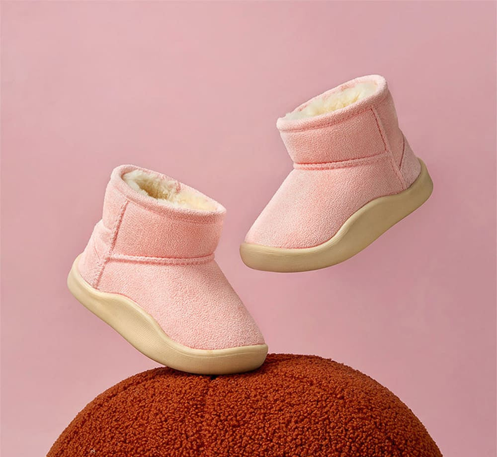 Snowy Meadow Kids Padded Snow Boots | Cosy Non-Slip Winter Footwear