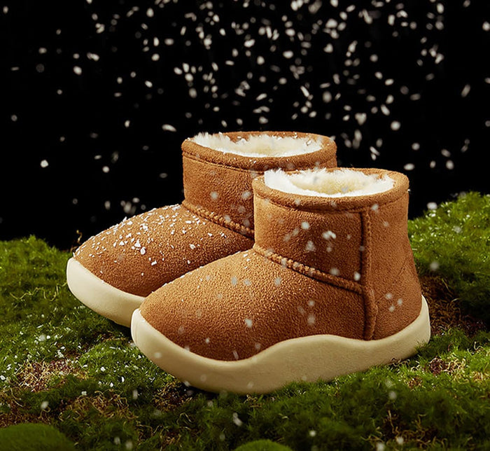 Snowy Meadow Kids Padded Snow Boots | Cosy Non-Slip Winter Footwear