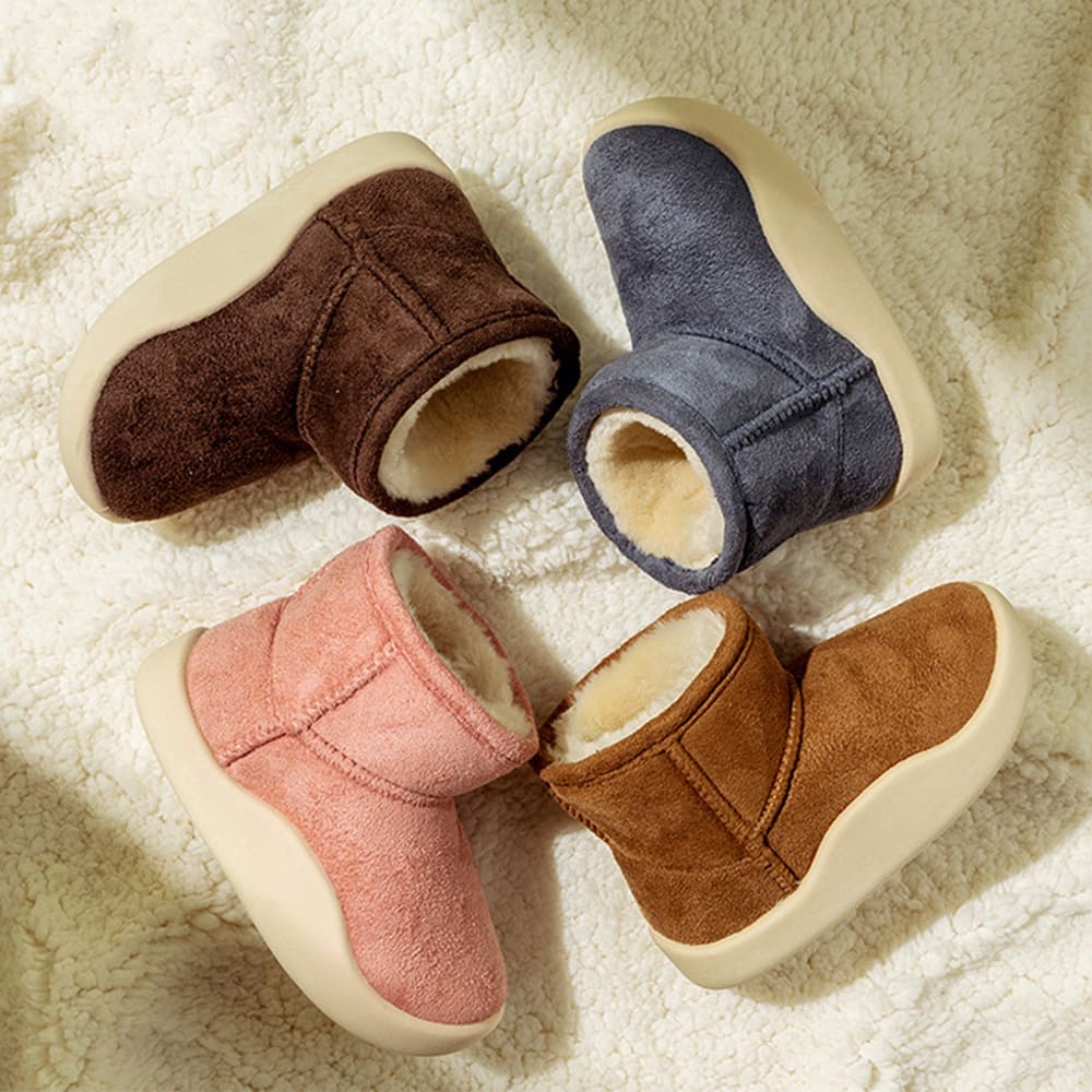 Snowy Meadow Toddler Snow Boots Navy | Cozy Non-Slip Winter Footwear