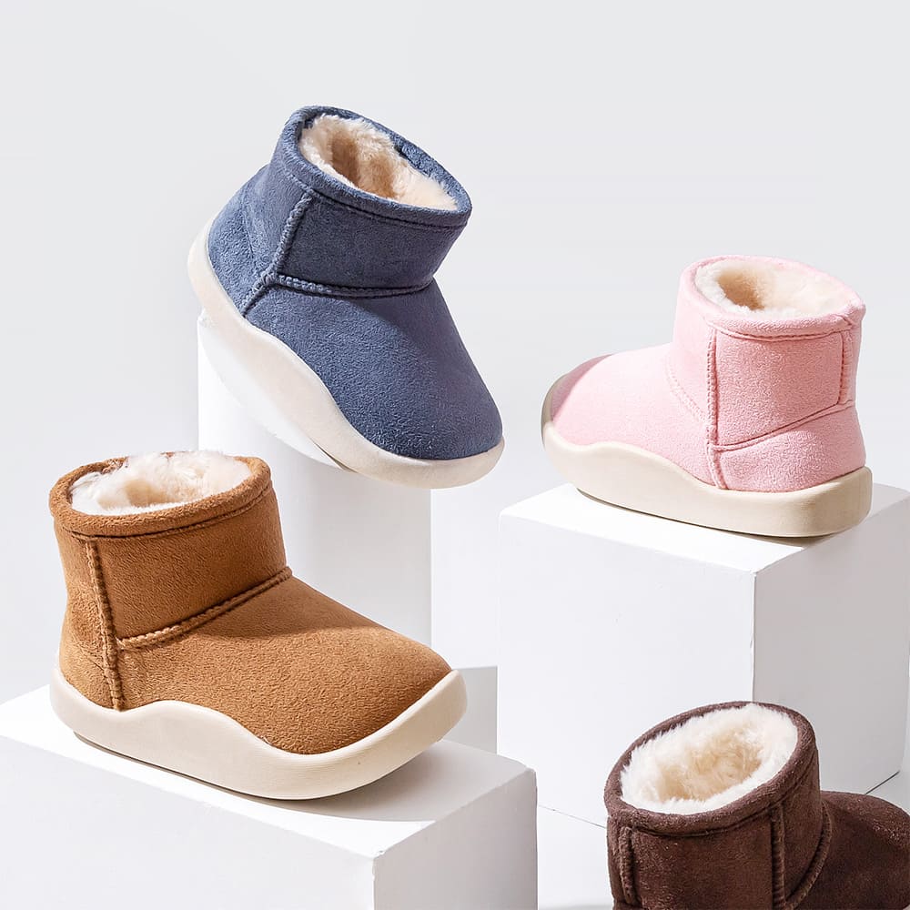 Snowy Meadow Toddler Snow Boots Navy | Cozy Non-Slip Winter Footwear