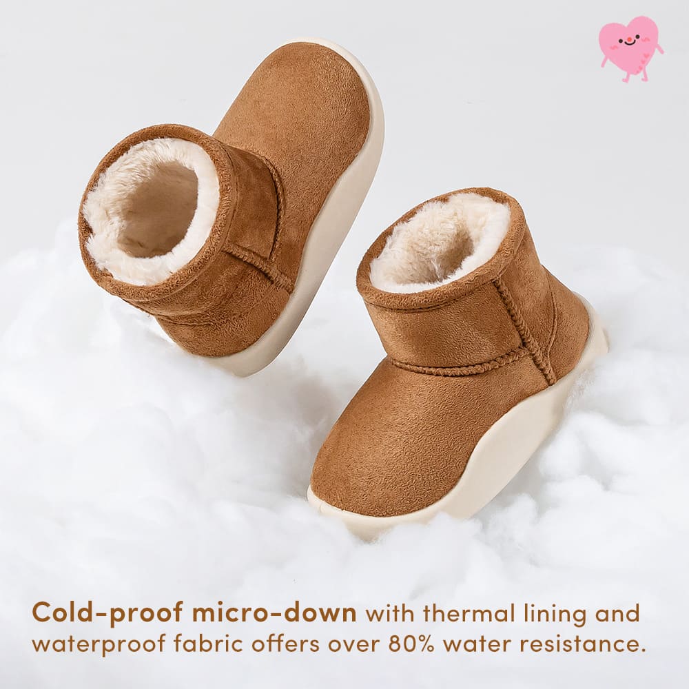 Snowy Meadow Toddler Snow Boots Navy | Cozy Non-Slip Winter Footwear