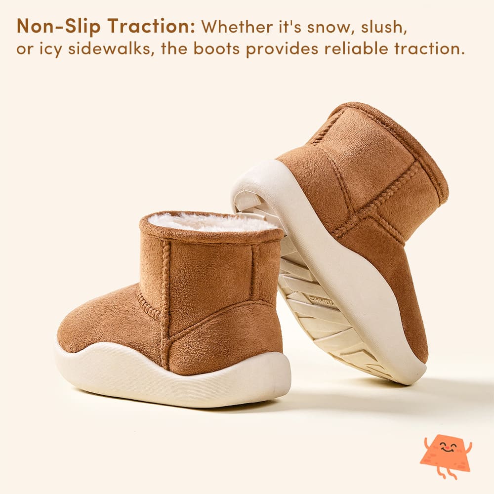 Snowy Meadow Toddler Snow Boots Navy | Cozy Non-Slip Winter Footwear