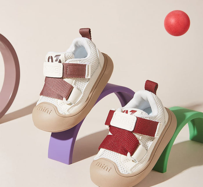 WhisperWalk Panel Toddler Sneakers | Breathable Soft Sole Shoes