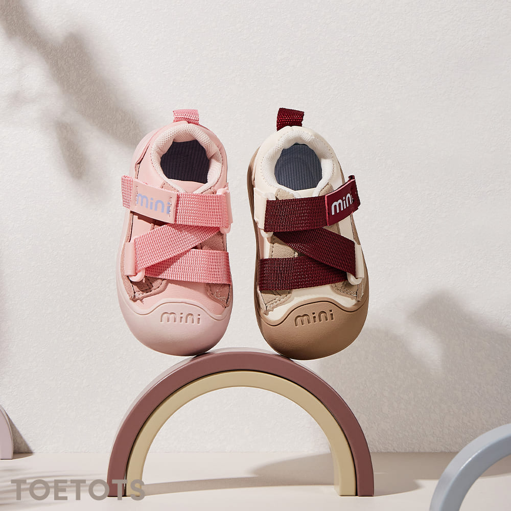 GentleStride Toddler Sneakers Grey | Breathable Soft Sole Baby Shoes