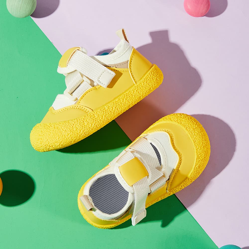 WhisperWalk Baby Sneakers Ivory | Lightweight Non-Slip First Walking Shoes