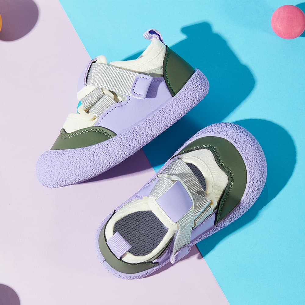 WhisperWalk Baby Sneakers Ivory | Lightweight Non-Slip First Walking Shoes