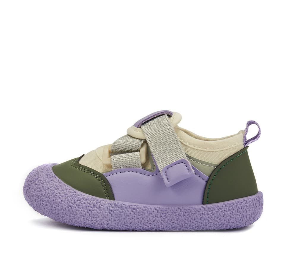 GentleStride Colourblock Baby Sneakers | Velcro Soft Sole First Walking Shoes