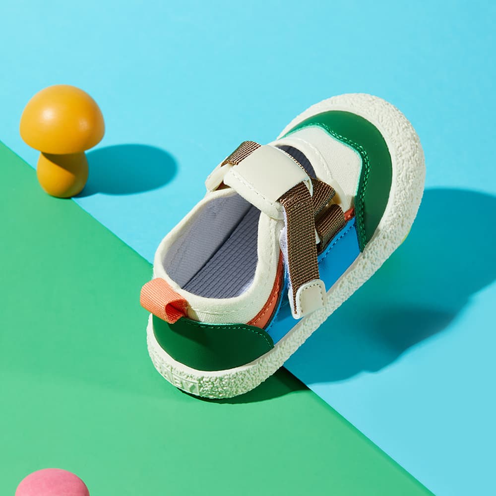 WhisperWalk Baby Sneakers Ivory | Lightweight Non-Slip First Walking Shoes