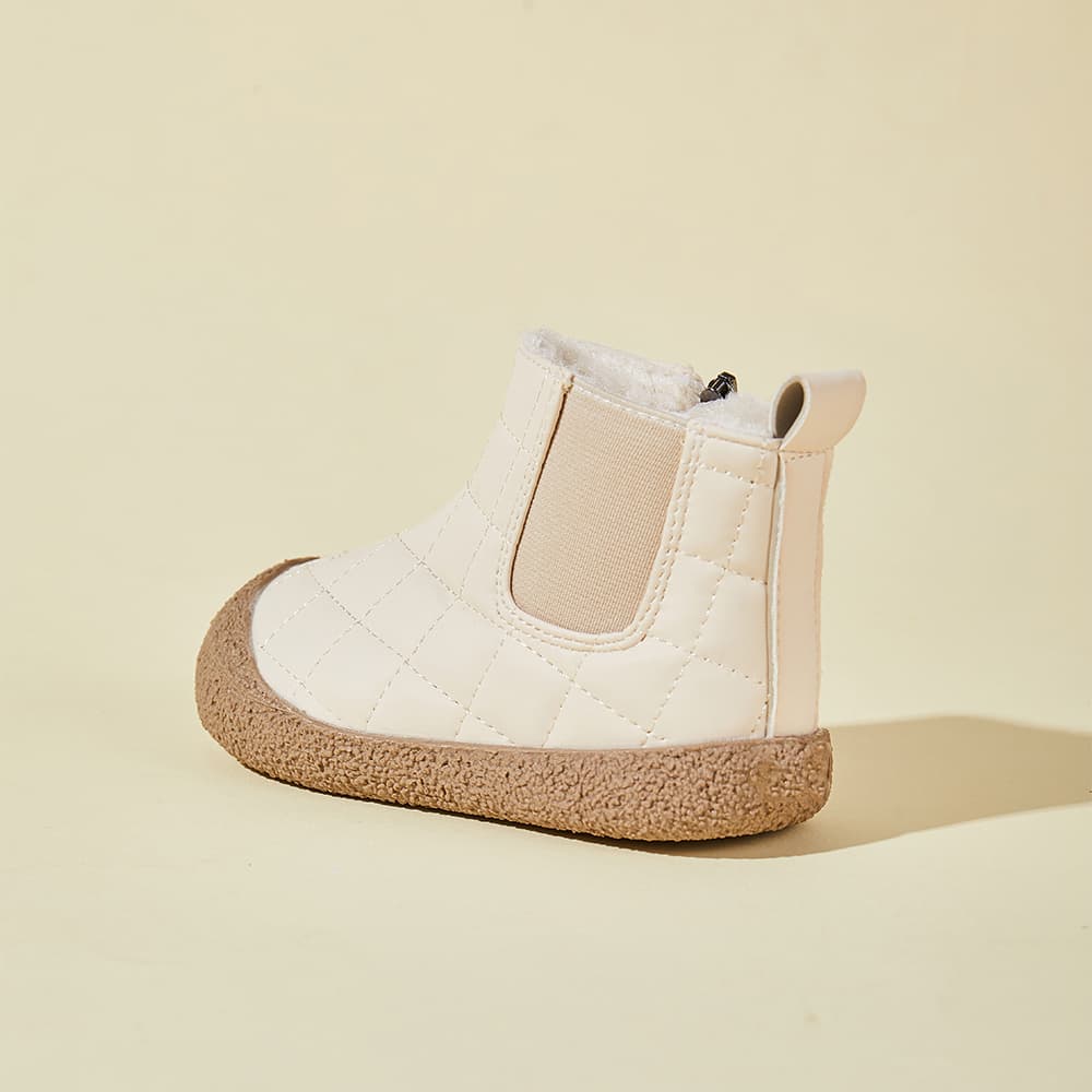 Winter Blossom Toddler Boots Navy | Cozy Non-Slip Footwear
