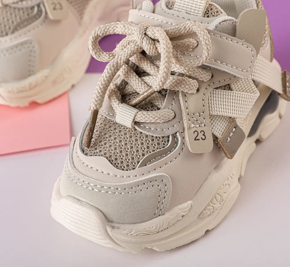 GentleStride Baby Chunky Sneakers | Lightweight Soft Sole First Walking Shoes