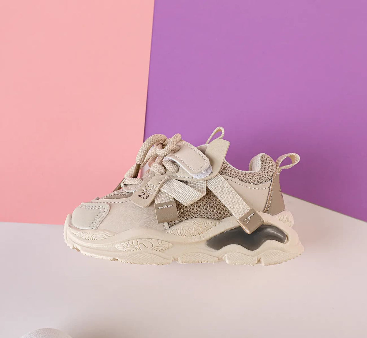 GentleStride Baby Chunky Sneakers | Lightweight Soft Sole First Walking Shoes