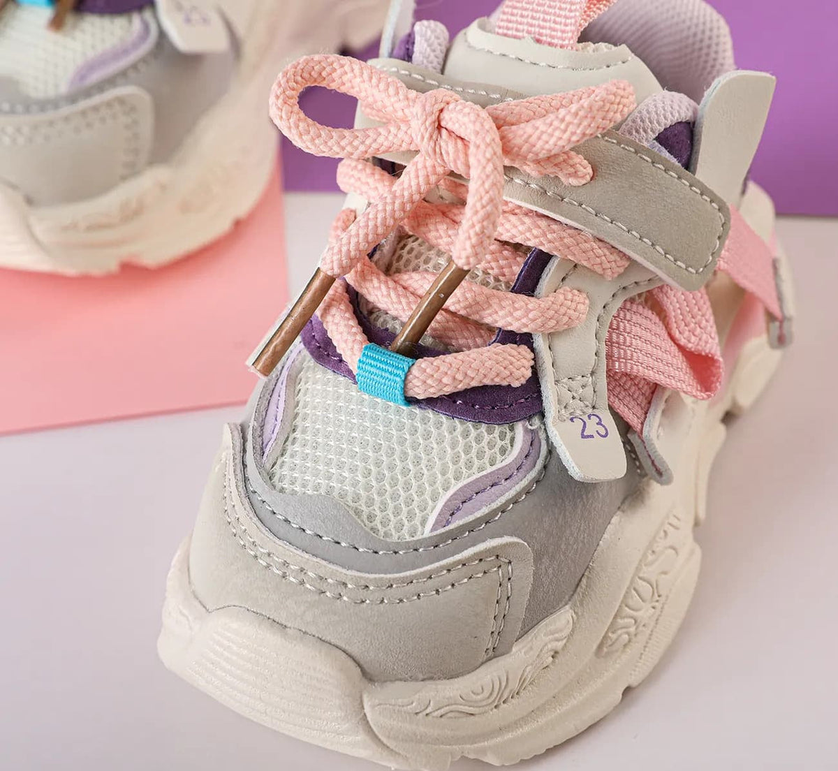 GentleStride Baby Chunky Sneakers | Lightweight Soft Sole First Walking Shoes