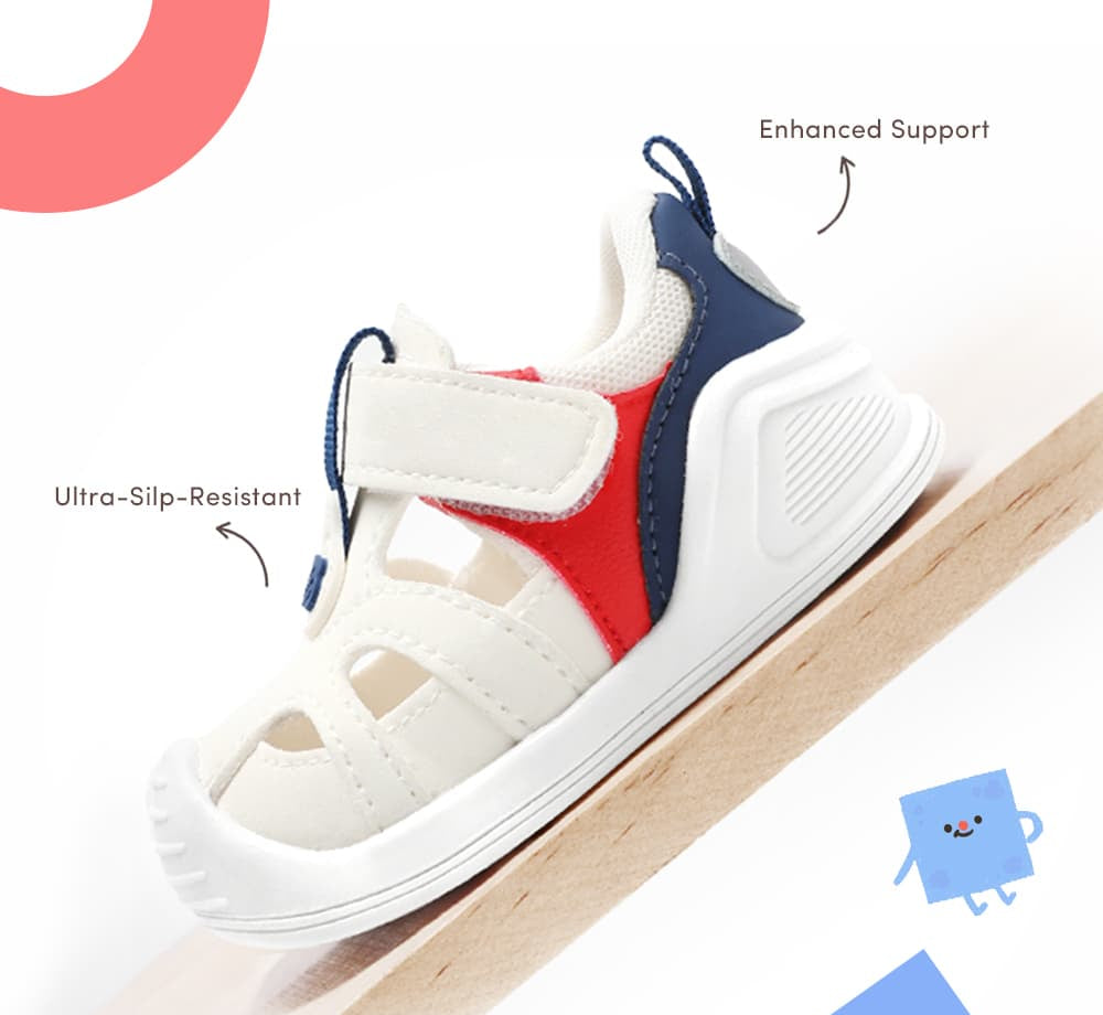 SereneStride Sneaker Sandals | Lightweight Non-Slip Toddler Shoes