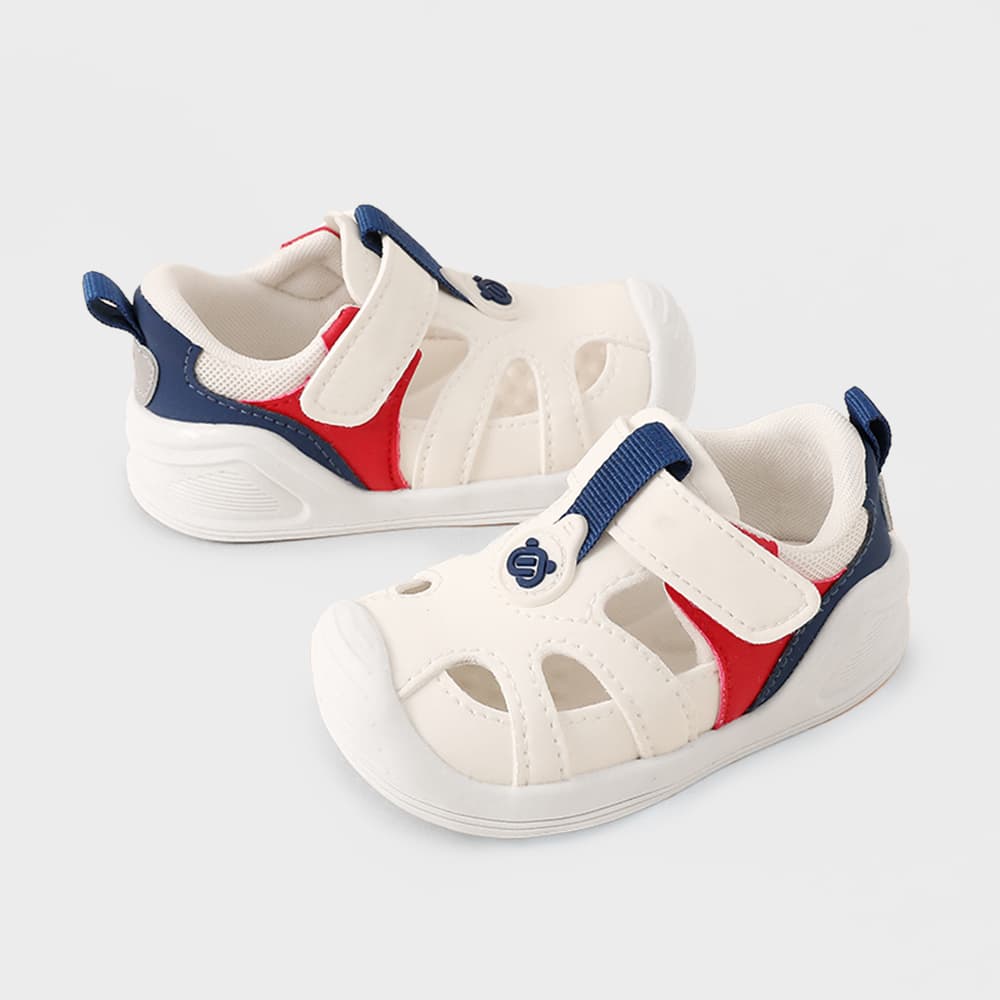 LunaStride Sneaker Sandals Blush | Lightweight Non-Slip Toddler Shoes