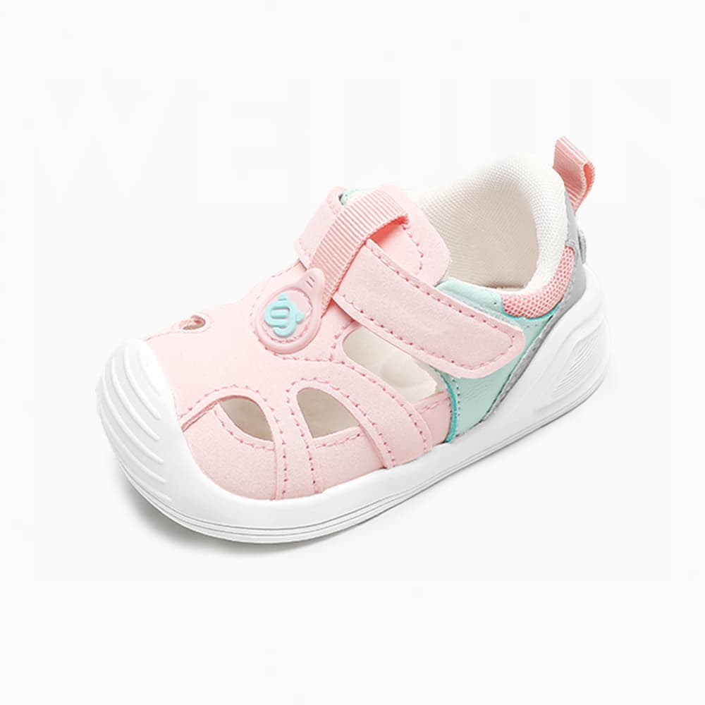 LunaStride Sneaker Sandals Blush | Lightweight Non-Slip Toddler Shoes