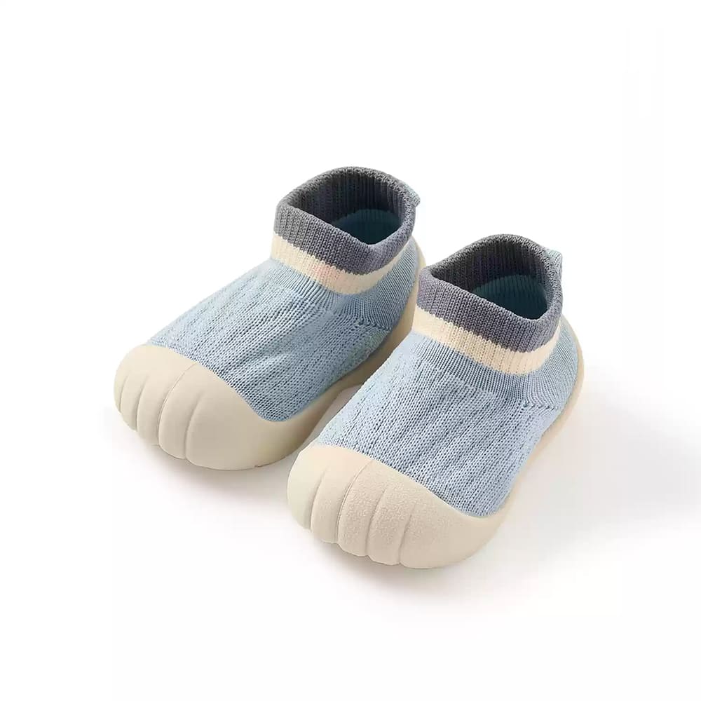 GentleStride Non-Slip Toddler Shoes Grey | Soft Sole First Walking Shoes