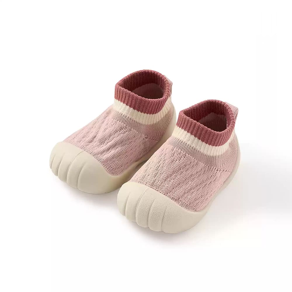 GentleStride Non-Slip Toddler Shoes Grey | Soft Sole First Walking Shoes