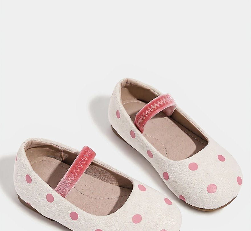 Daisy Dot Mary Jane Baby Shoes | Soft Sole Non-Slip Toddler Footwear