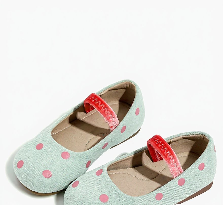 Daisy Dot Mary Jane Baby Shoes | Soft Sole Non-Slip Toddler Footwear