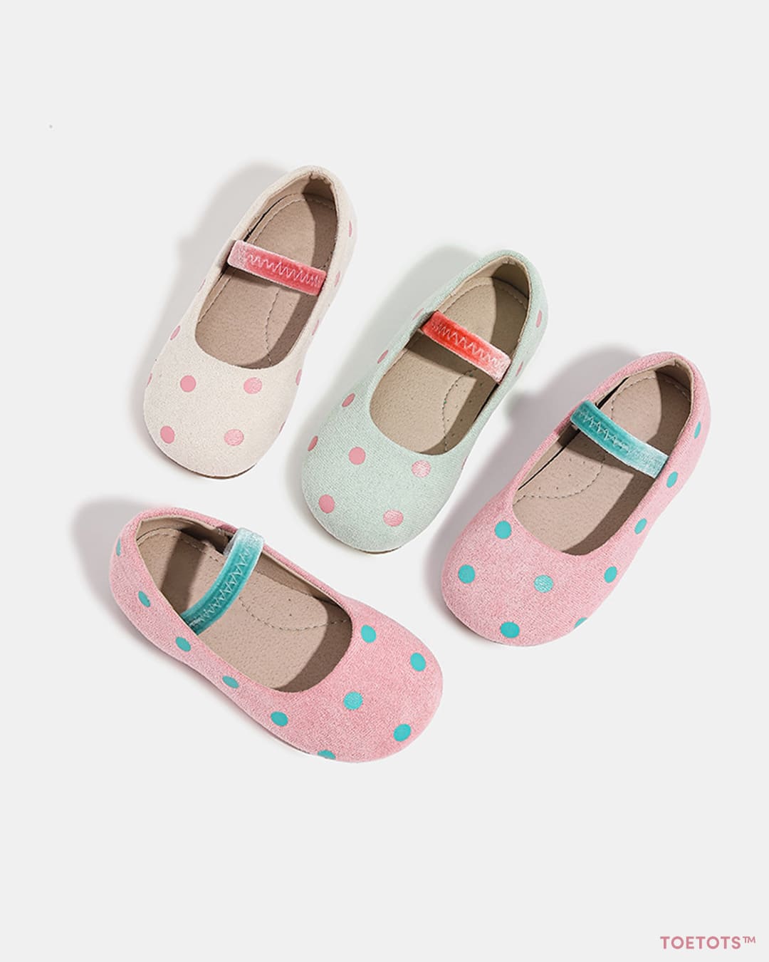 Daisy Dot Mary Jane Baby Shoes | Soft Sole Non-Slip Footwear