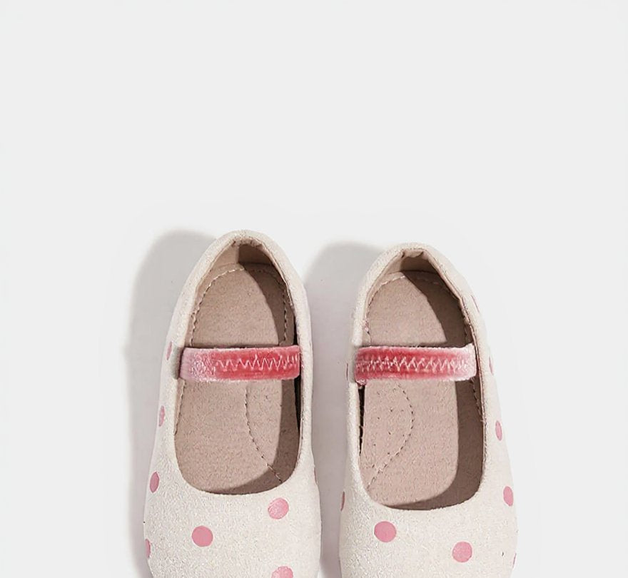 Daisy Dot Mary Jane Baby Shoes | Soft Sole Non-Slip Toddler Footwear