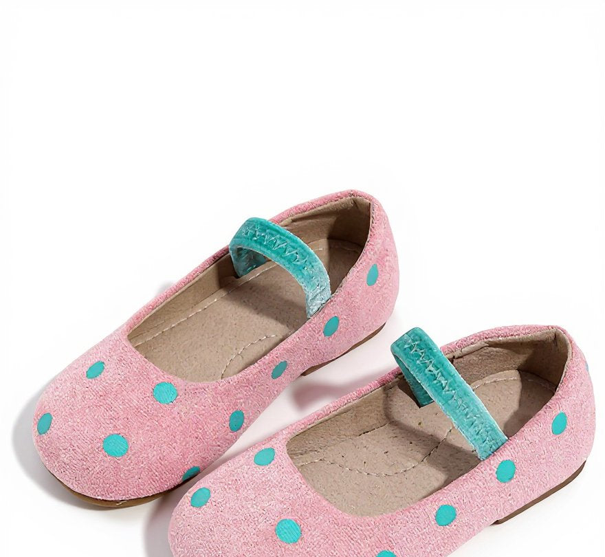 Daisy Dot Mary Jane Baby Shoes | Soft Sole Non-Slip Toddler Footwear