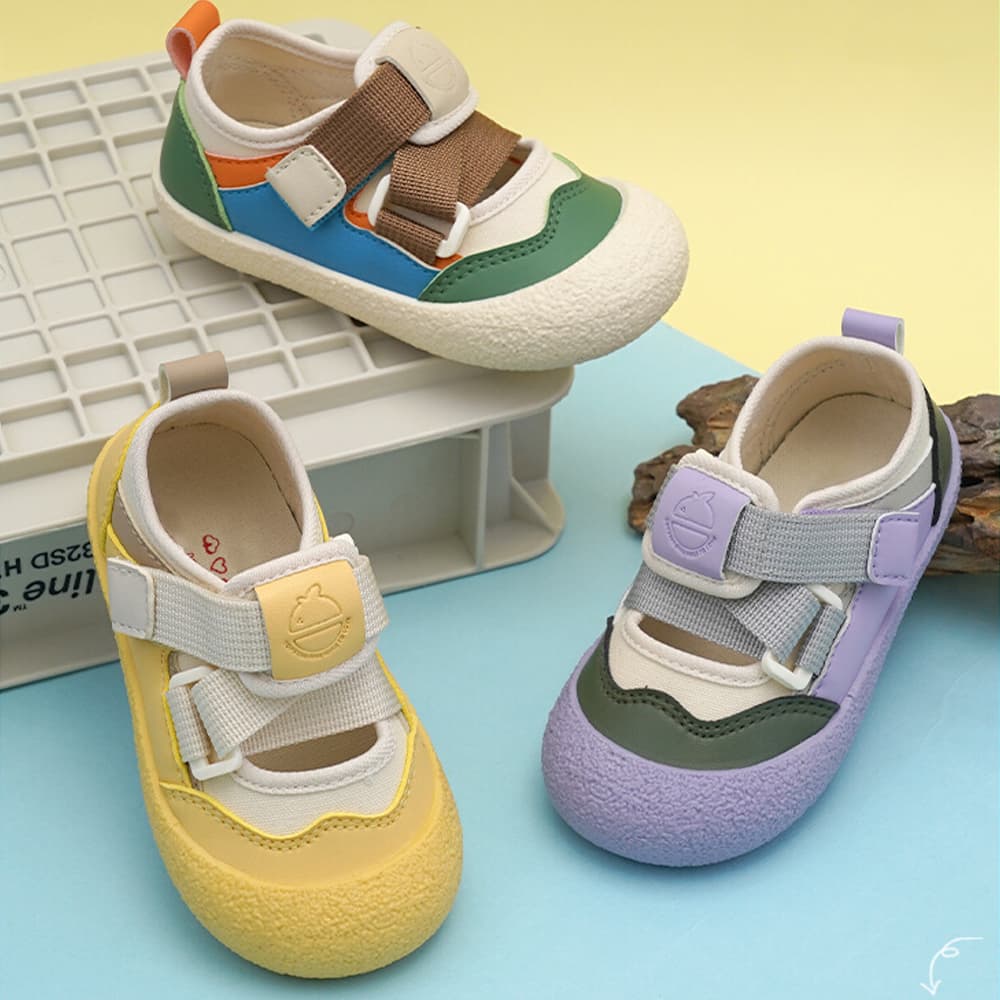 WhisperWalk Baby Sneakers Ivory | Lightweight Non-Slip First Walking Shoes