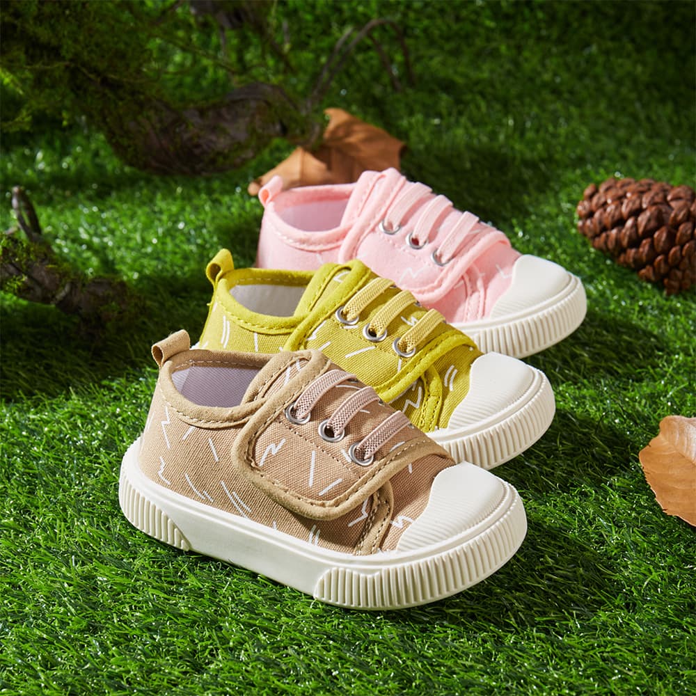 Pastel Meadow Baby Shoes Blush | Lightweight Soft Sole Sneakers