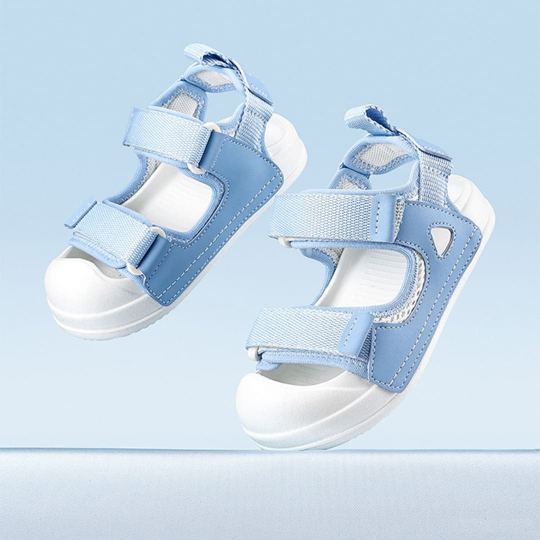 GentleWave Toddler Sandals Aqua | Breathable Non-Slip Summer Footwear