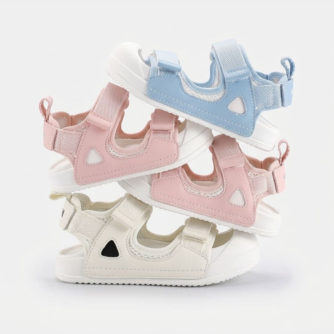 GentleWave Toddler Sandals Aqua | Breathable Non-Slip Summer Footwear