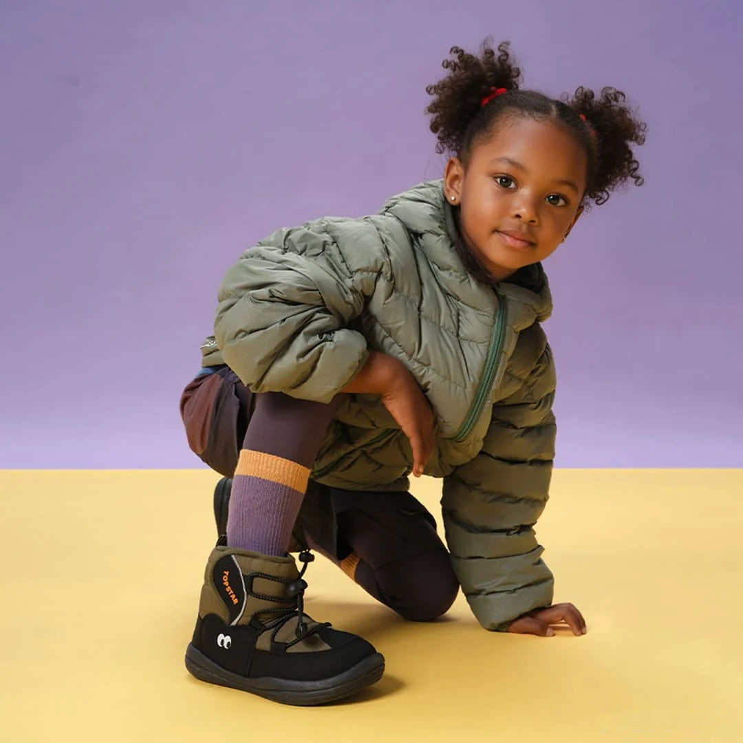 Frosty Puddle Toddler Winter Boots | Non-Slip Cozy Footwear