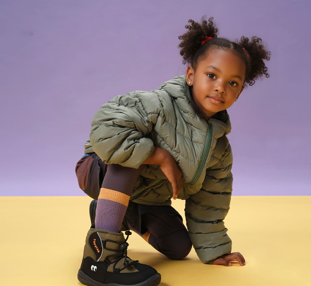 SnowFlake Toddler Winter Boots | Cosy Non-Slip Footwear