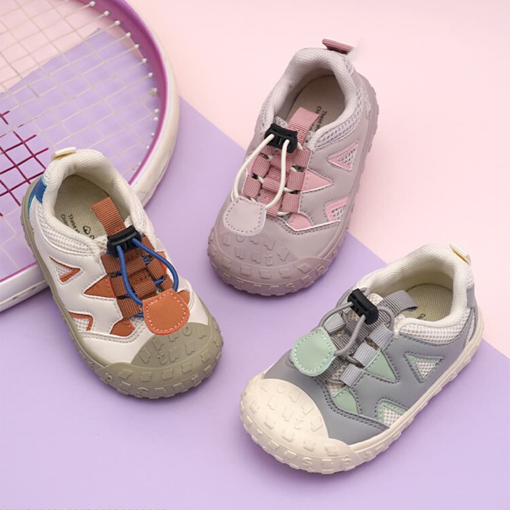 GentleStride Baby Sneakers Ivory | Breathable Soft Sole First Walking Shoes
