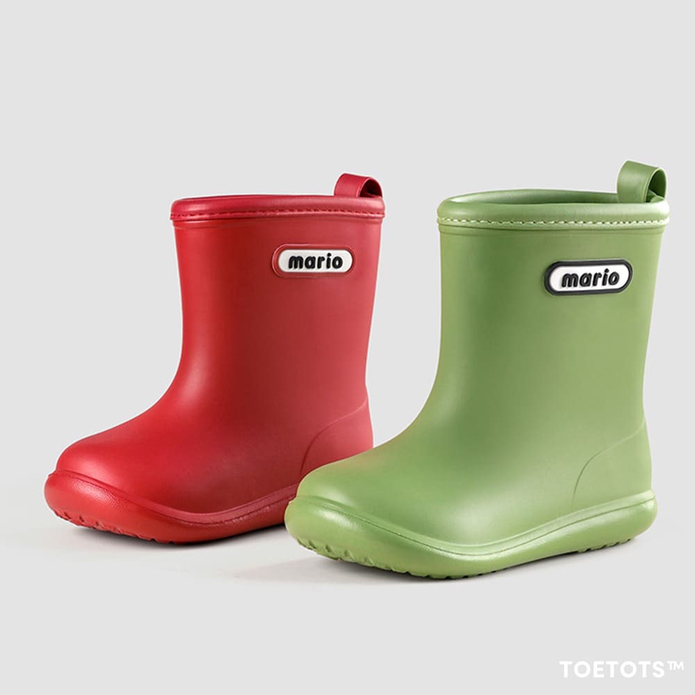 Raindrop Meadow Toddler Rain Boots Blue | Lightweight Non-Slip Footwear