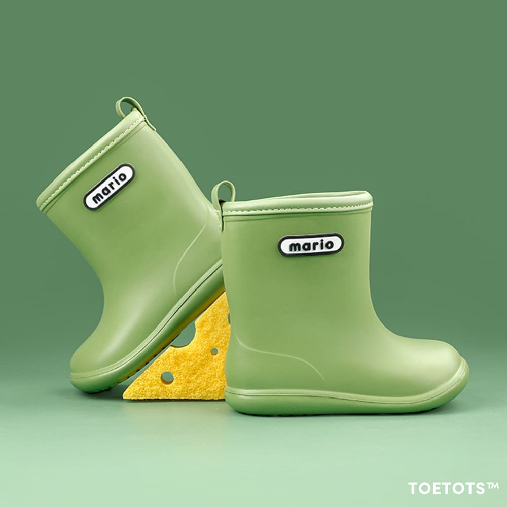 Raindrop Meadow Toddler Rain Boots Blue | Lightweight Non-Slip Footwear