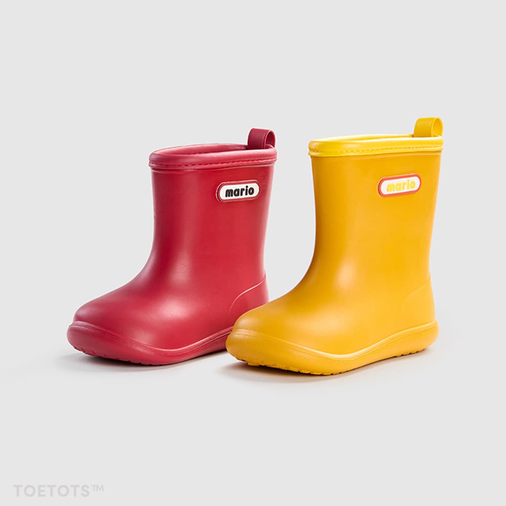 Raindrop Meadow Toddler Rain Boots Blue | Lightweight Non-Slip Footwear