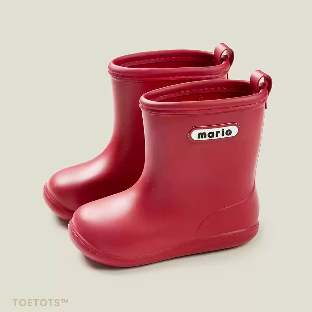 Raindrop Meadow Toddler Rain Boots Blue | Lightweight Non-Slip Footwear
